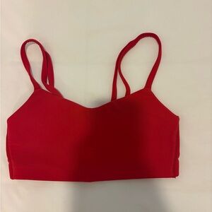 Red Women's Sports Bra